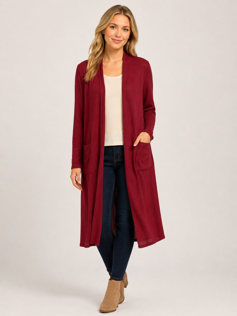 LuLaRoe Red Sarah Long Sweater SMALL